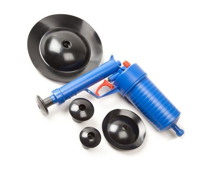 Drain blaster air Powered plunger gun, High Pressure Powerful drain clog remo Carousel 2