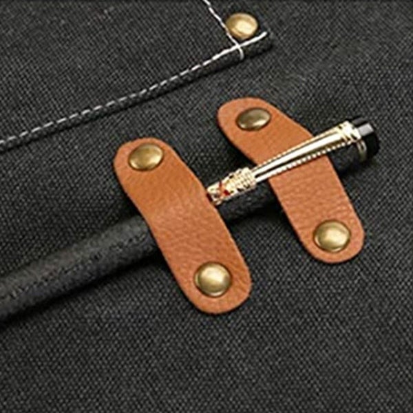 Cotton Apron with Pockets for Kitchen Cooking Baking Black Carousel 6