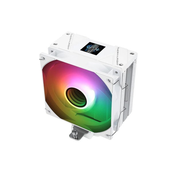 Thermalright Assassin Spirit 120 Vision ARGB White CPU Cooler - 1.5" 240p LCD... Carousel 1