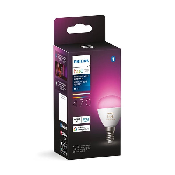 Philips Hue Colour / White Luster E14 Bulb Light Carousel 2