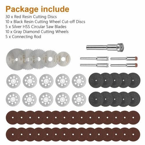 Dremel Rotary Tool Grinding Cutting Sanding Kit Carousel 10