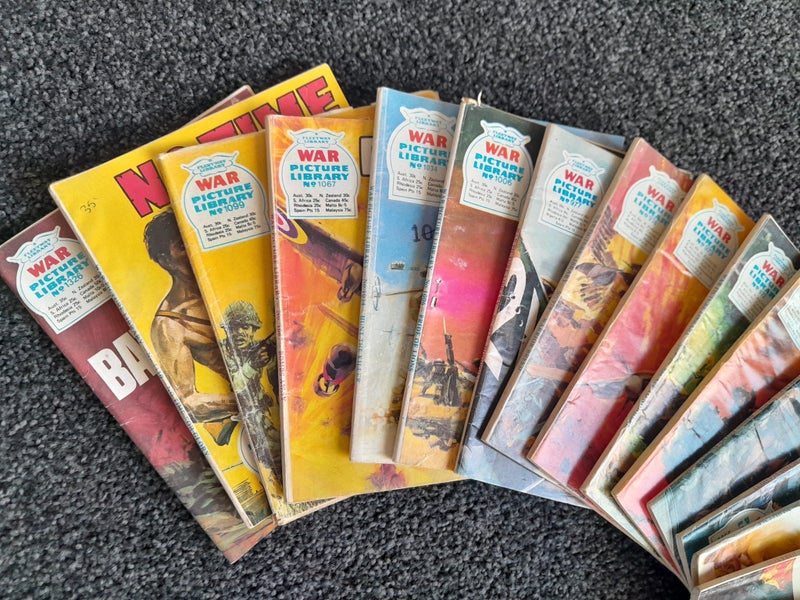 27 RARE VINTAGE WAR PICTURE LIBRARY COMICS - RANDOM ISSUES Carousel 2