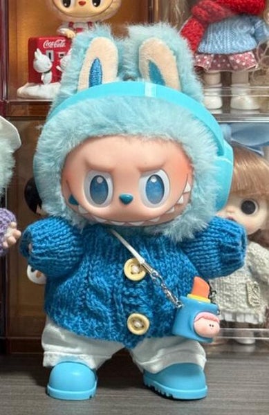 LABUBU Clothes Outfit 17cm,Doll Clothes Set for labubu Carousel 1