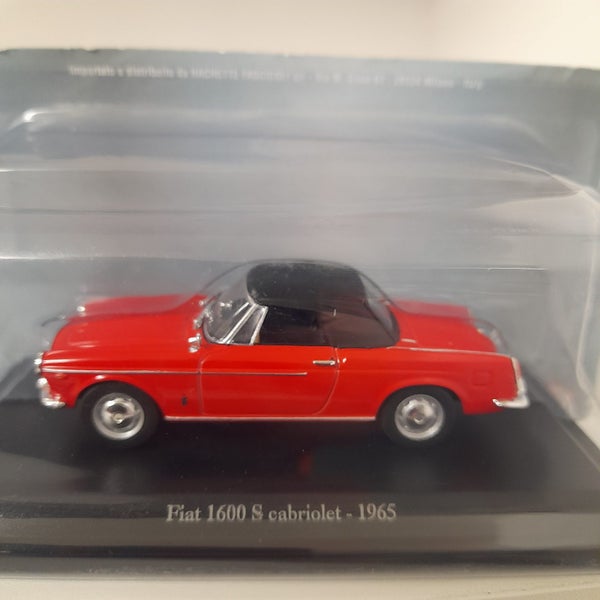 FIAT 1600S CABRIOLET 1965 1:43 SCALE Carousel 1