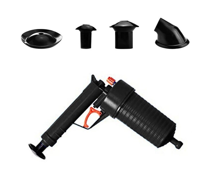 Air Pump Drain Blaster, High Pressure Toilet Plunger Air Pump Drain Unblocker Carousel 2