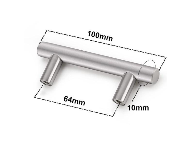 Furniture Handles Wardrobe Door Pull Stainless Steel Drawer Handle T Bar Carousel 1