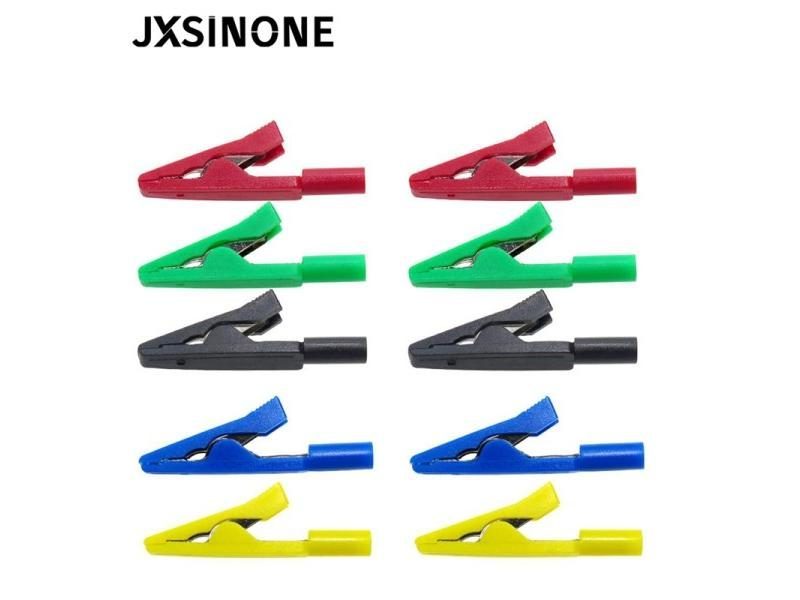 JXSINONE P2009 6Colors Full Insulated Crocodile Clip Connect 2mm Banana Female Carousel 1