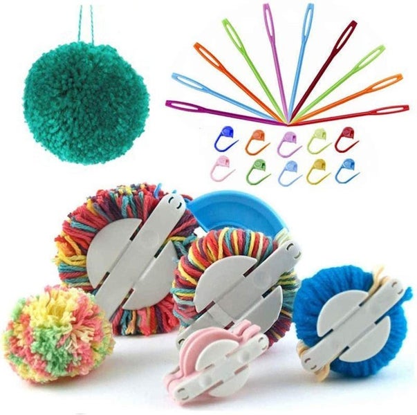 4 Size Pom Poms Maker Fluff Ball Weaver Carousel 1