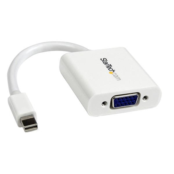 Mini DisplayPort to VGA Video Adapter Converter - White Carousel 1
