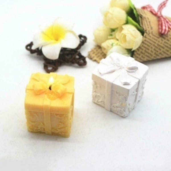 Gift Box Candle Soap Resin Mould Silicone Fondant Cake Mold Carousel 2