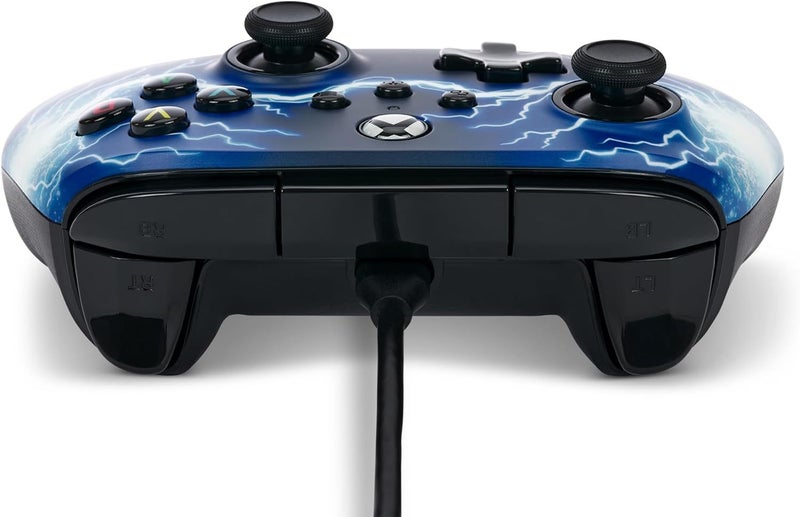 Controller XBOX Wired PowerA Advantage Arc Lightning 3 Way Trigger Locks63617306291715114