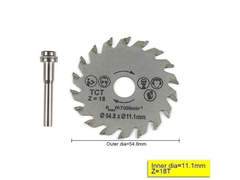 1/3pcs Out Diameter 54.8 Mm Mini Circular Saw Blade Metal Plastic Ceramic Wood Carousel 1
