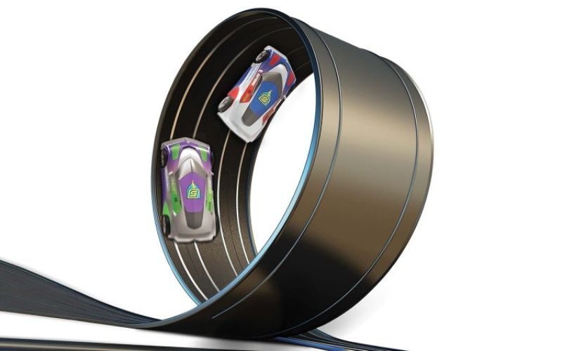 Slot Car Accessory - Scalextric Micro Track Stunt Loop Carousel 1