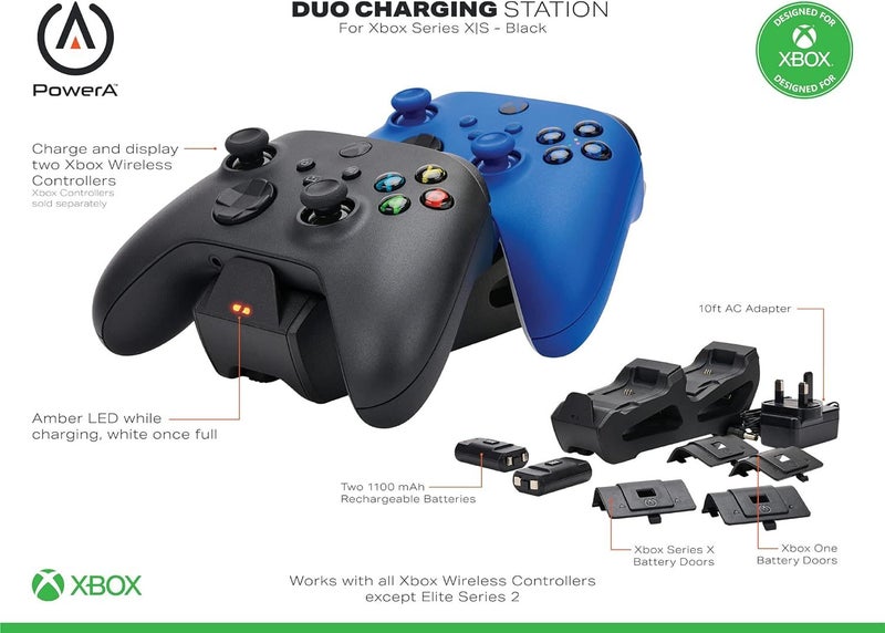 XBOX X|S Charge Your Wireless Controllers Incl 2 Charge Thru Battery Doors63617774041603112