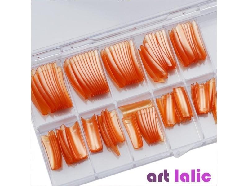 3D Full Cover Square False Nails For Manicure Decoration DIY 100pcs Carousel 1