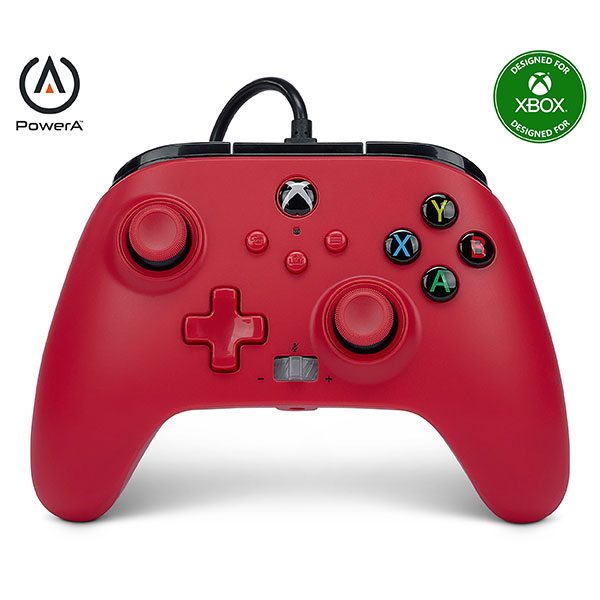 Controller XBOX PowerA Red XB/XS Windows 10/11 Advanced Gaming Buttons63654830483074110
