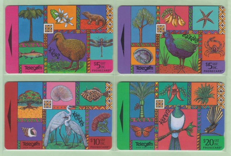 NZ - 1997 Native Pacific Set (4) - VFU Carousel 1