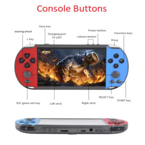 Portable 4.3-inch HD Screen Video Game Console Support Carousel 2