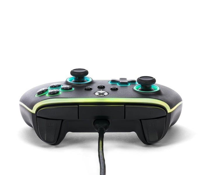 XBOX Controller PowerA Lumectra Advantage Wired RGB Lighting Dual Rumble Motors63619486856705112