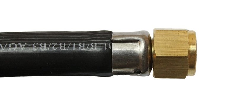 LPG QCC Gas Regulator with 2m PVC Hose 1/4" Swivel Nut Carousel 5