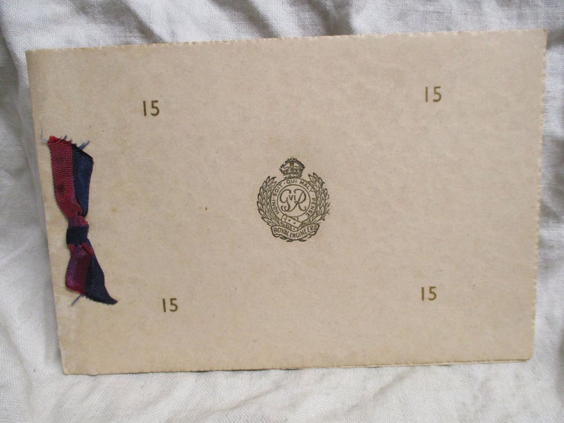 PQ 2475 - Military Christmas Card - 15th British Royal Engineers Carousel 1