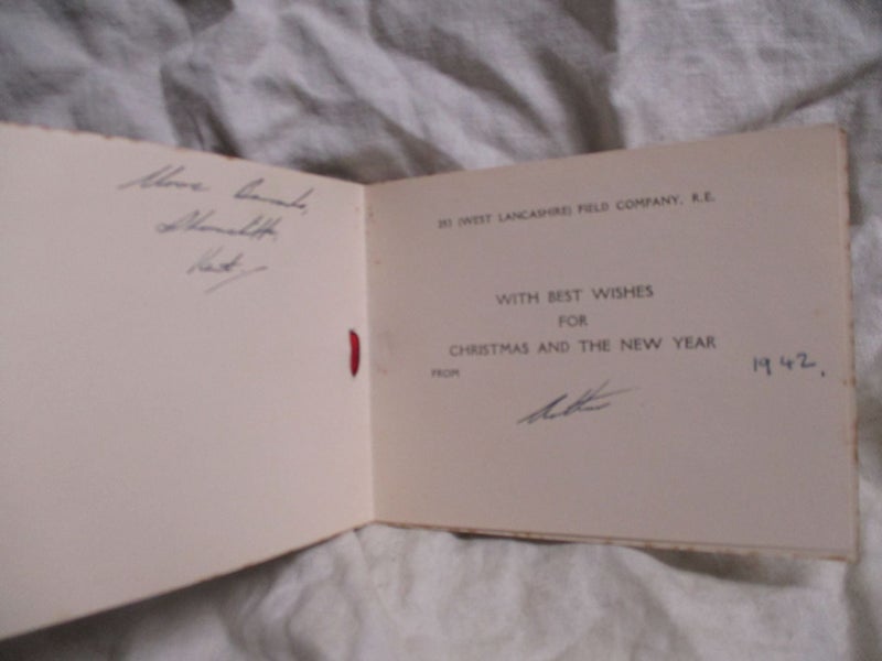 PQ 2477 - Military Christmas Card - 253rd British Royal Engineers Carousel 2