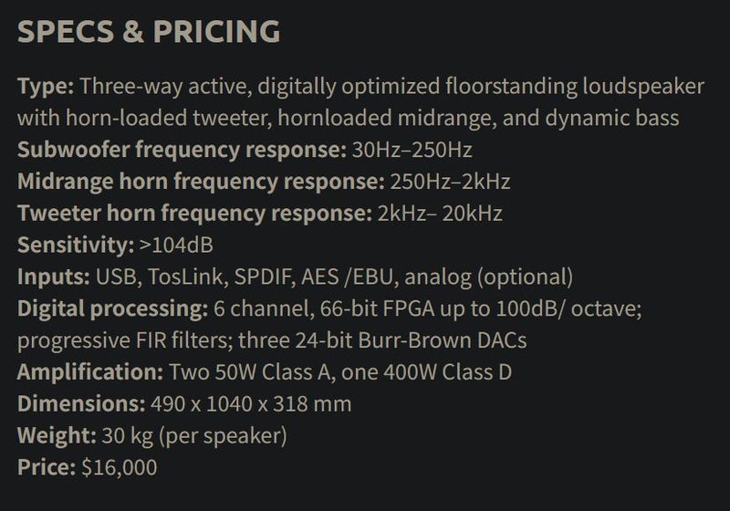 Avantgarde Zero 1 XD Floor Speaker high end Brand New Carousel 9