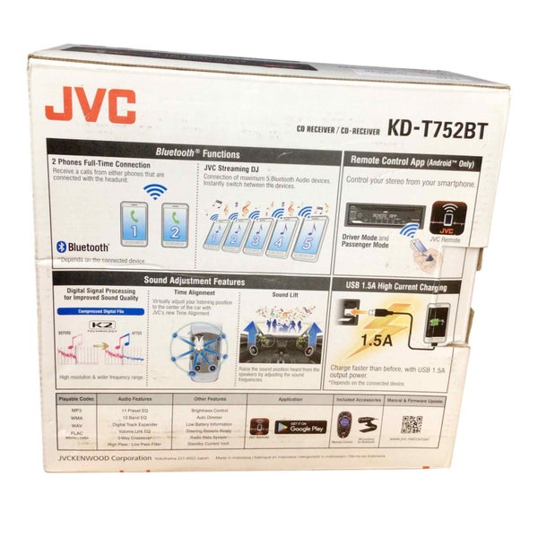 JVC HEAD UNIT KD-T752BT Carousel 2