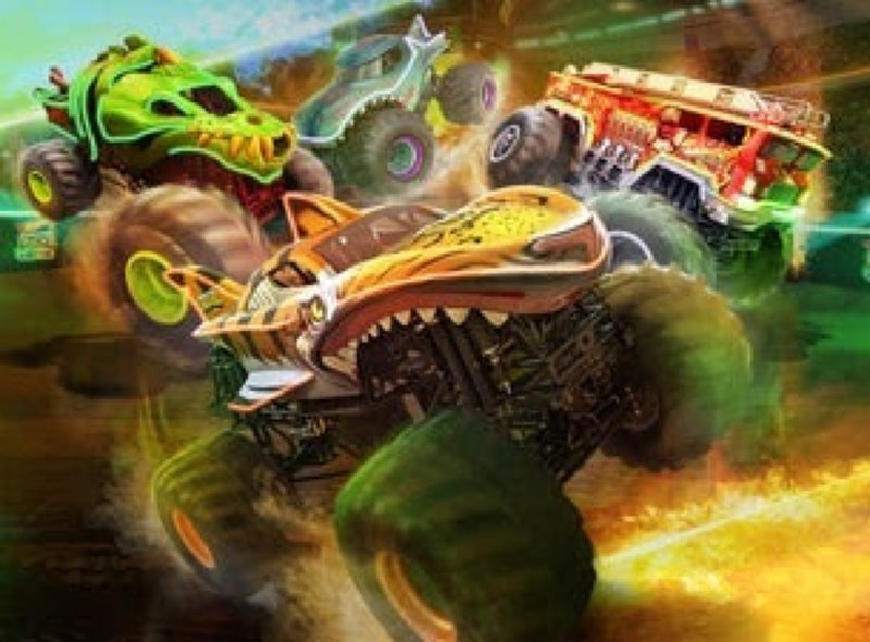 Hot Wheels Monster Trucks™ Live Glow-N-Fire Carousel 1