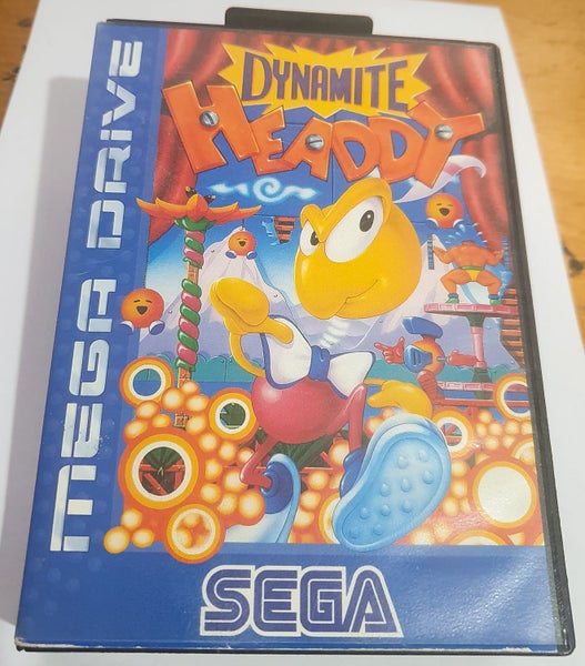 Sega Megadrive Game - Dynamite Headdy. Complete box, manual, cartridge. Treasure Carousel 2