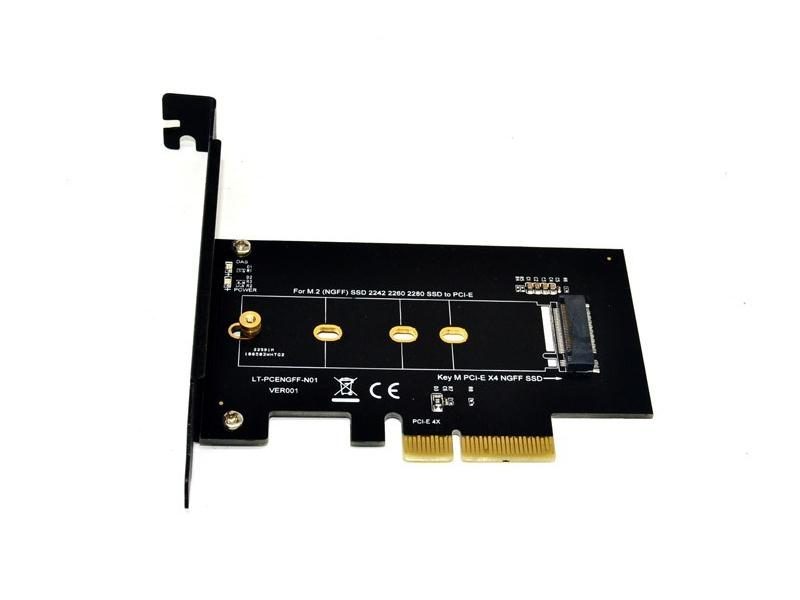 PCI-Express 3.0 X4 To M.2 NGFF M Key Slot Converter Adapter Card For Nvme PCIE Carousel 1