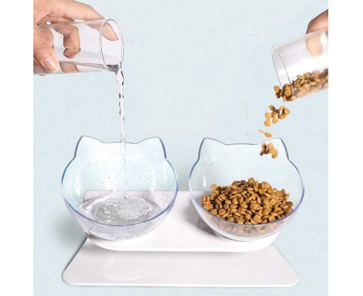 Non-slip Pet Double Bowls With Raised Stand Carousel 10