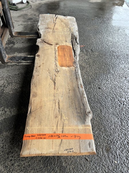 2.84m Ancient Swamp Kauri Slab – Ideal for Bartop Hall Table Carousel 1
