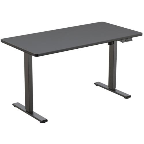 FlexiSpot E2 Pro Essential Standing Desk - 1400x700x25mm - Black Desktop/Black Carousel 1