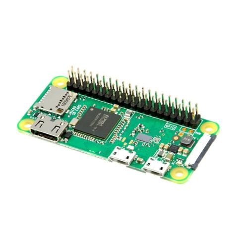 Raspberry Pi Zero WH With Pre-soldered GPIO Header 1GHz BCM2835 Single-Core CPU, Carousel 1