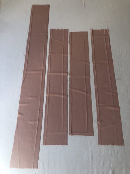Vintage Japanese Silk Fabric Pieces x4 Kimono Panels Carousel 1