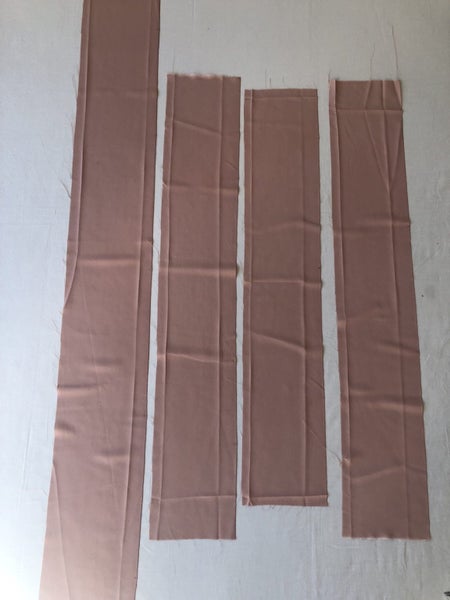 Vintage Japanese Silk Fabric Pieces x4 Kimono Panels Carousel 2