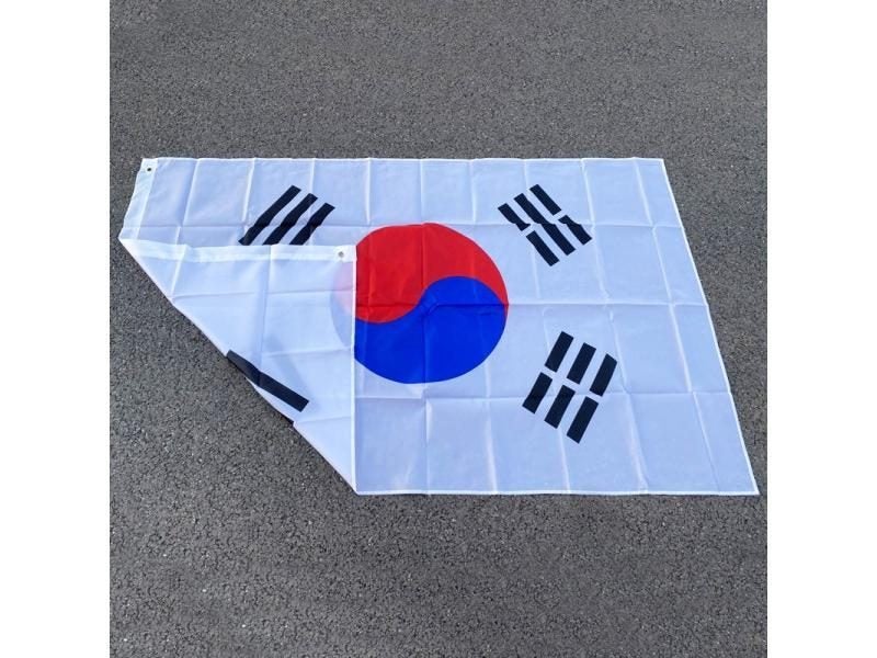 Aerxemrbrae 90x150cm South Korea Korean Flag Polyester Fabric Carousel 1