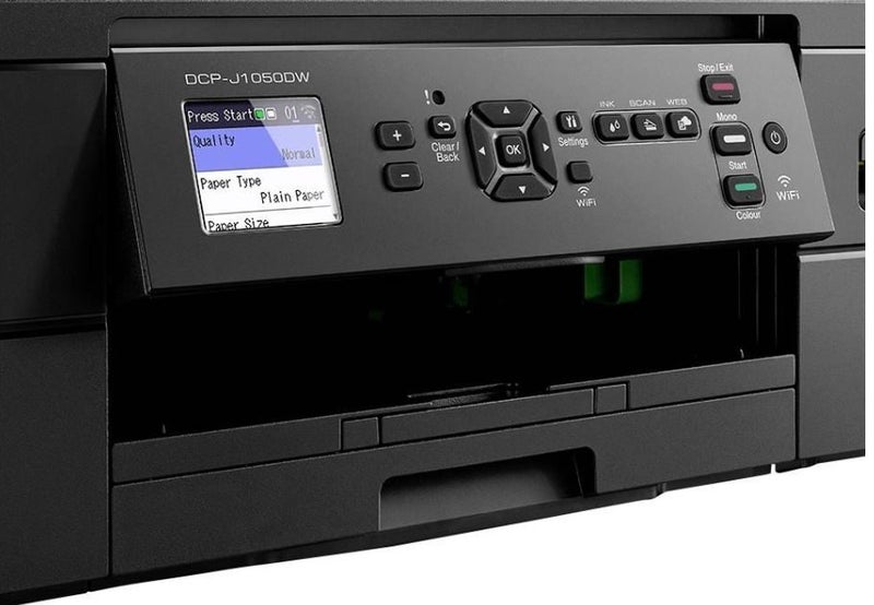 Printer Brother Wireless A4 DCPJ1050DW Print Scan Copy Print In Vivid Colour Carousel 3