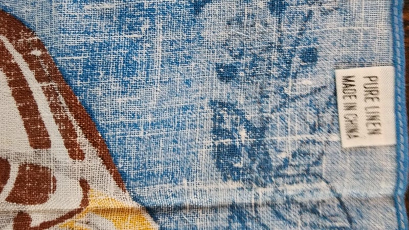 ~" Retro Linen Vintage Tea Towel "~ Carousel 6