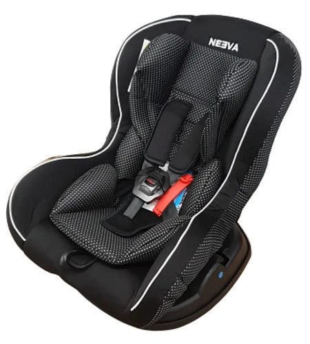 Neeva Convertible Carseat 0-18kgs : BLACK/ WHITE DOTS Carousel 1