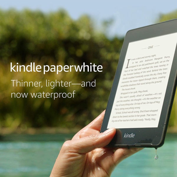 Amazon Kindle Paper-white - Waterproof - 8 GB Model: PQ94WIF Black Carousel 1