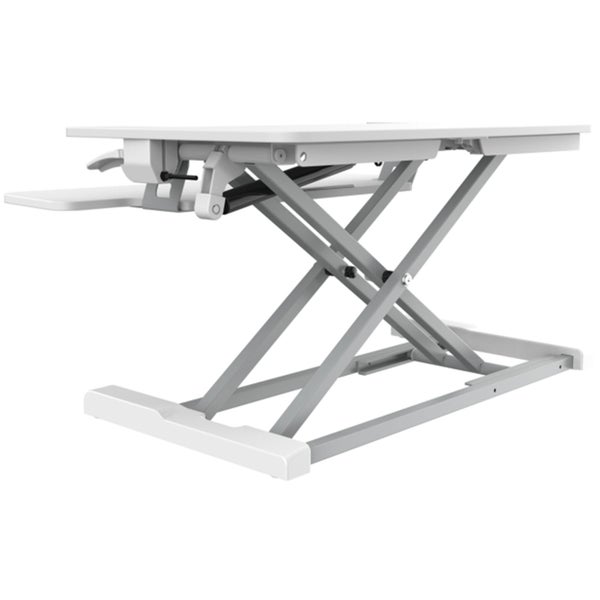 FlexiSpot Eco Ergonomic Deskalator Workstation, - White Work Surface 720x415mm, Carousel 2