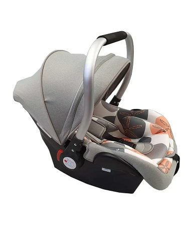 Neeva Capsule with Aluminum Handle - LIGHT GREY & ORANGE Carousel 2