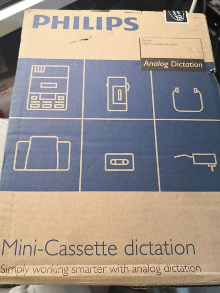 Philips 720 Mini Cassette Desktop Transcriber - New $ Carousel 3