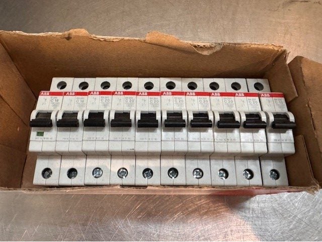 10 Circuit Breakers-ABB SH201-C20 Carousel 1
