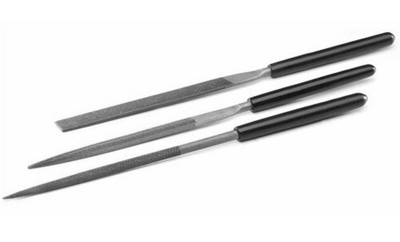 Tamiya 74104 Basic File Set Smooth Dbl. Cut Carousel 1