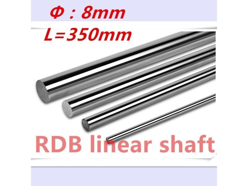 2 Pcs 3D Printer Linear Shaft 8mm 350mm Linear Rail L350 Mm Chrome Plated Carousel 1