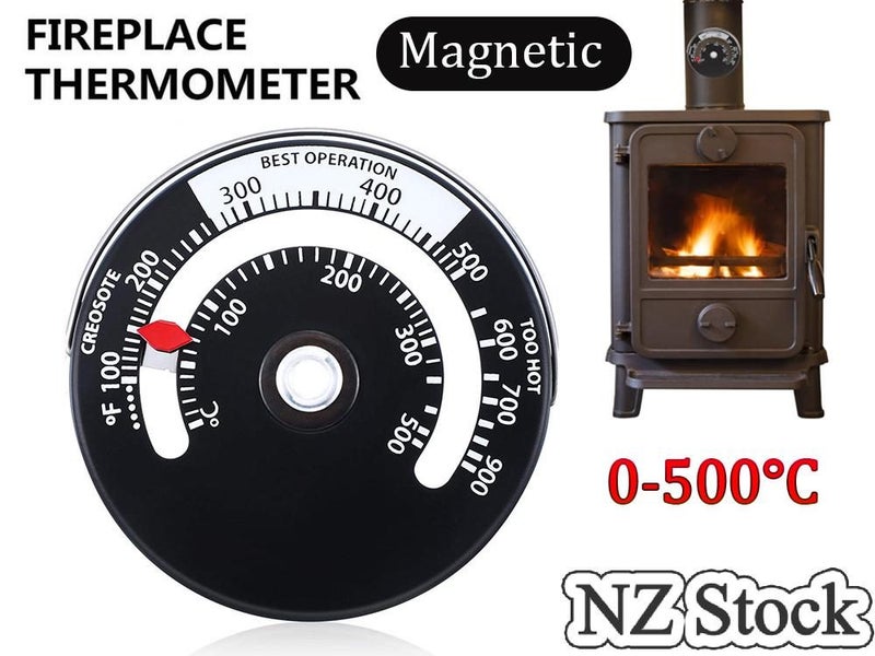Magnetic Fireplace Stove Thermometer Carousel 1