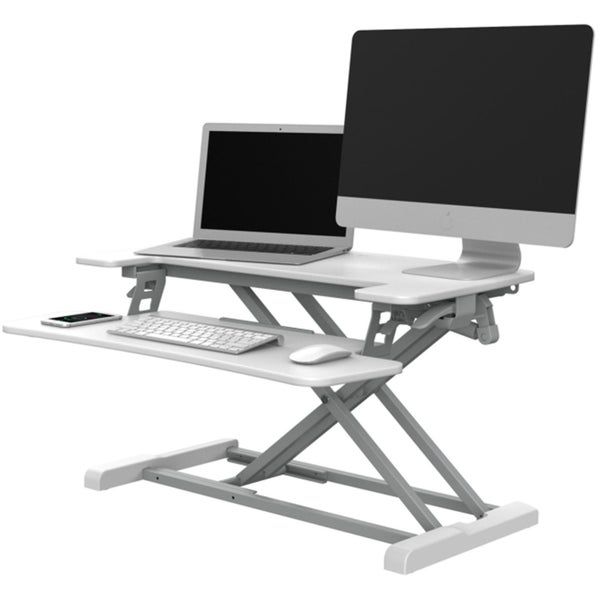 FlexiSpot Eco Ergonomic Deskalator Workstation With Standing Anti-Fatigue Mat - Carousel 6
